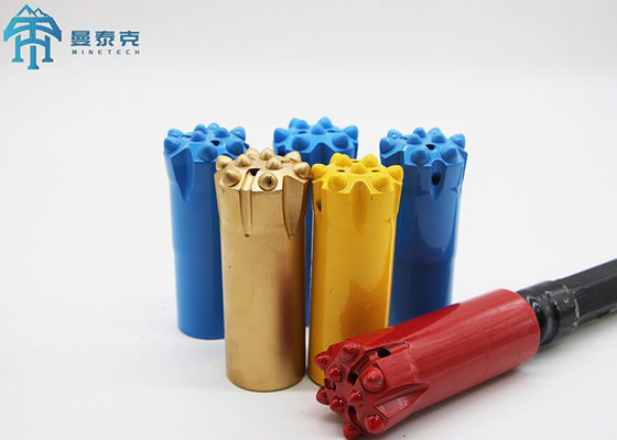 Knopf-Stückchen-Felsen-Bohrgerät-harte Legierung des Faden-R32