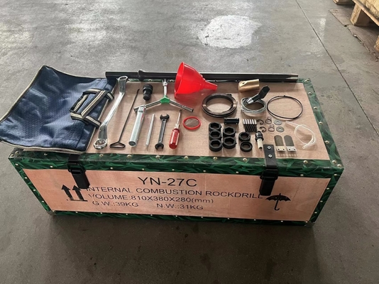 Portable Rock Core Bohrmaschine YN27C Bergbaudemolition Jack Hammer Benzin