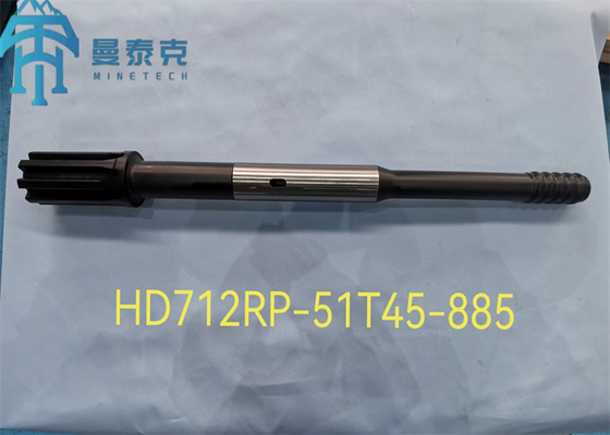 Thread T38 Schankadapter für Tunnelbau Top Hammer Bohrwerkzeuge mit 380 mm Länge für Drift- und Tunnelbauanwendungen