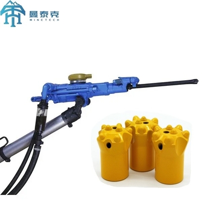 YT27 Portable Pneumatic Handheld Air Leg Rock Bohrmaschine für Harter Felsen