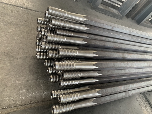 T45 3050mm MM/MF Bergbau Gesteinsbohrwerkzeuge Gewindebohrstange