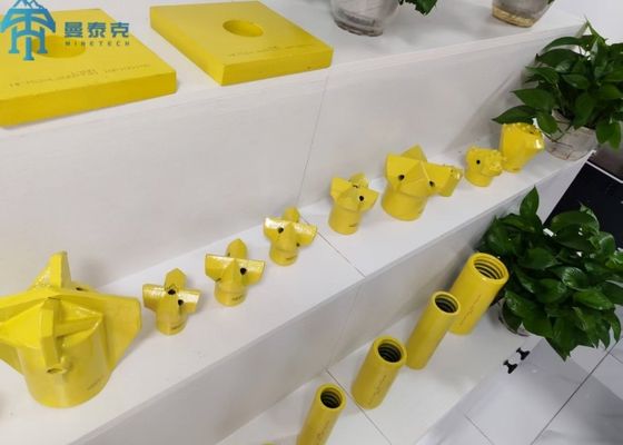 R32 Q235 Steel Hollow Grouting Self Drilling Anchor Bolt For Slope Stabilization