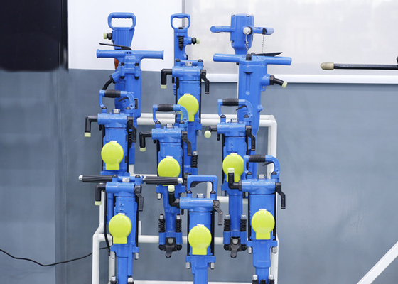 Handgeführte Felsbohrgeräte Pneumatische Felsbohrmaschine für Steinbrüche und Bergbau