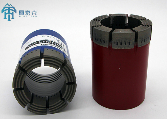 Kern-Bohrgeräte 65Mn Diamond Drill Bit For Granite Hauptquartiers NQ