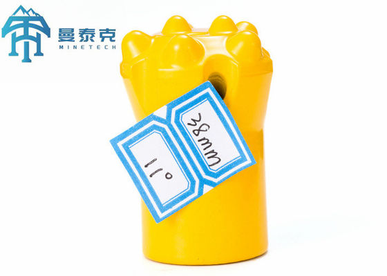 Karbidknöpfe heißgepresste 38 mm-konische Knopfbits für Bohrleistung