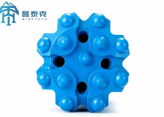T45 89mm Drehknopf Bit Drop Center Top Hammer Felsbohrung