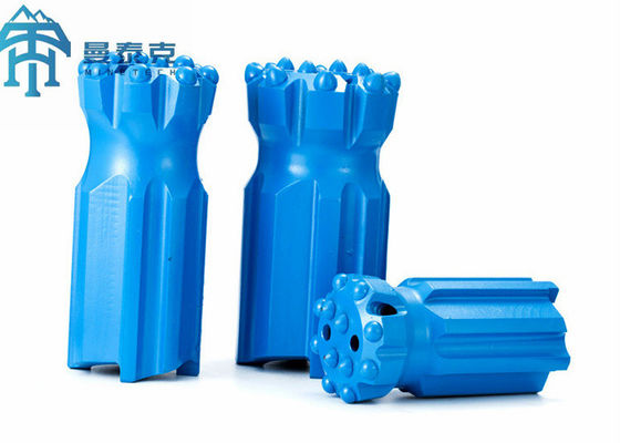 Blaue 89mm ziehen Stückchen des Knopf-T51, Tropfen-Mitte-Felsen Dth-Bohrgeräte zurück