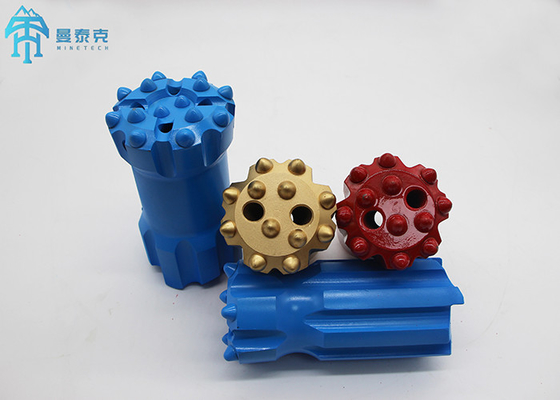 76mm Bohrungs-Knopf-Stückchen Retrac-Hartmetall-Faden Hardrock-T45
