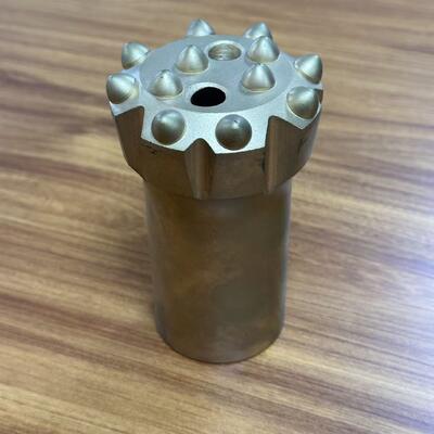 76mm T45 Gewinde-Knopfmeißel für Tunnelerkundung und Sprengbohrungen