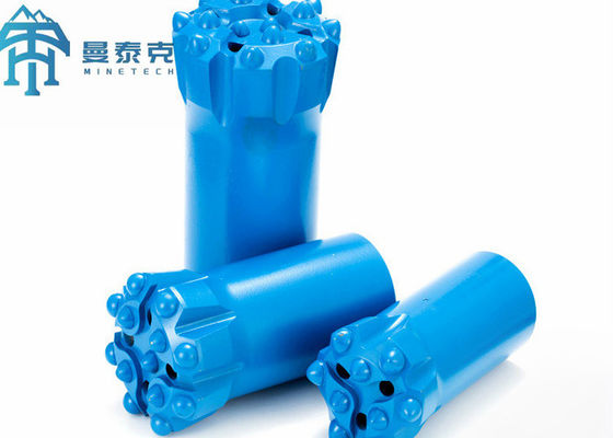 R32 76mm 45CrNi-Drehknopfbits mit 13 Carbiden für Top Hammer Bohrwerkzeuge